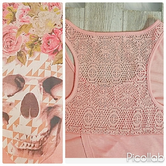 Peachy "Floral Skull" Tank - Picture 3 of 5